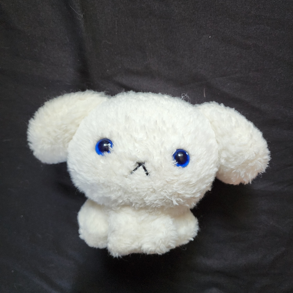 Official Vintage San-x Buru Buru Dog Blue Eyes Plush